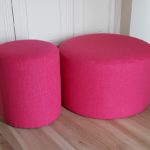 Poufs rose